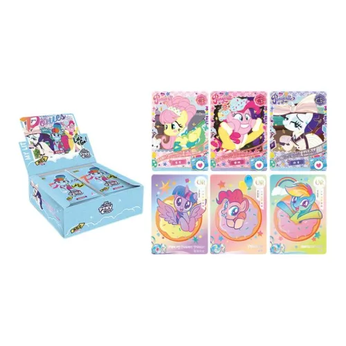 KAYOU x MY LITTLE PONY Мои маленькие пони Персонажи Веселье Shadow 2-е издание IP Аниме Карты Полная коробка 30 Сумок