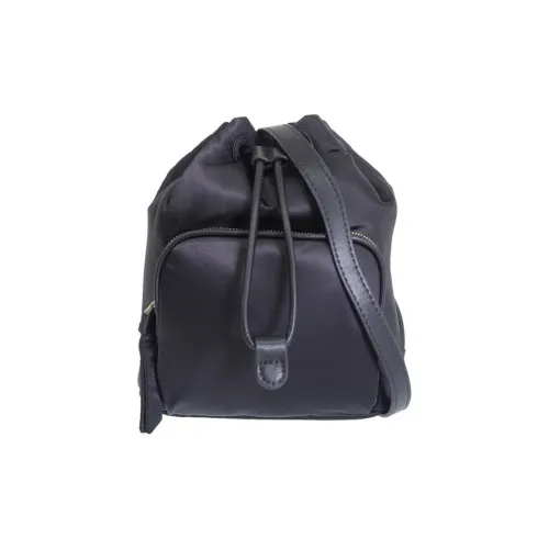 Furla Кожа Ведрообразная Сумка Сумка через плечо Мини Женская Черная