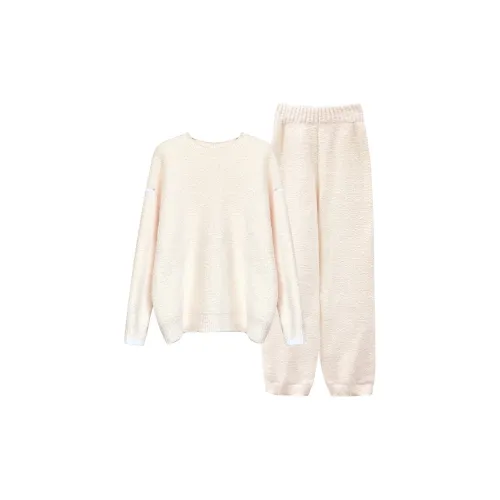 WANANNI Пижамный комплект женский светло-желтый