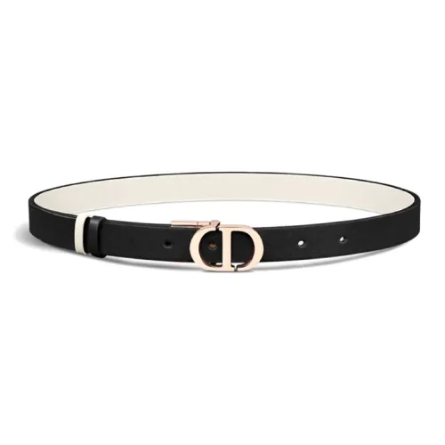 DIOR Латунные кожаные ремни для женщин