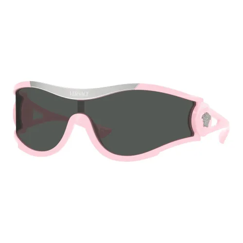 VERSACE Ацетат Нерегулярная форма Оправа для очков Унисекс Розовый