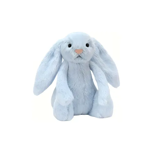 JELLYCAT Bunny Collection Застенчивый Кролик Рычаг Синий N Куклы Плюшевая кукла 18 см Высота в сидячем положении