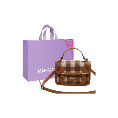 MARKANGARO ПУ (полиуретан) Сумка через плечо Сумка Обычная Женская Коричневый Темный хаки Кофе Черный