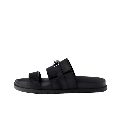 HERMES Слипоны Мужской Черный