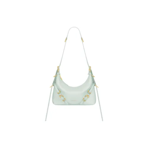 GIVENCHY Voyou Шелковая Телячья Кожа Сумка через плечо Сумка Мини Женская Бирюзовая