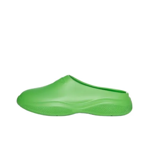 PRADA Домашние тапочки 4,5 см Мужской Зеленый