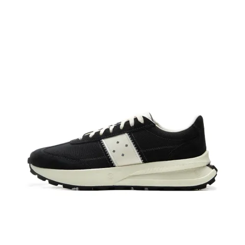 LiNing Износостойкий противоскользящий MID Топ Casual Унисекс Черный Бежевый