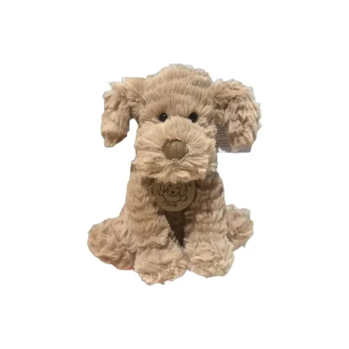 JELLYCAT x The World OF Finse Dog Collection Круглая пластина Щенок Куклы Плюшевая кукла Средний размер Высота