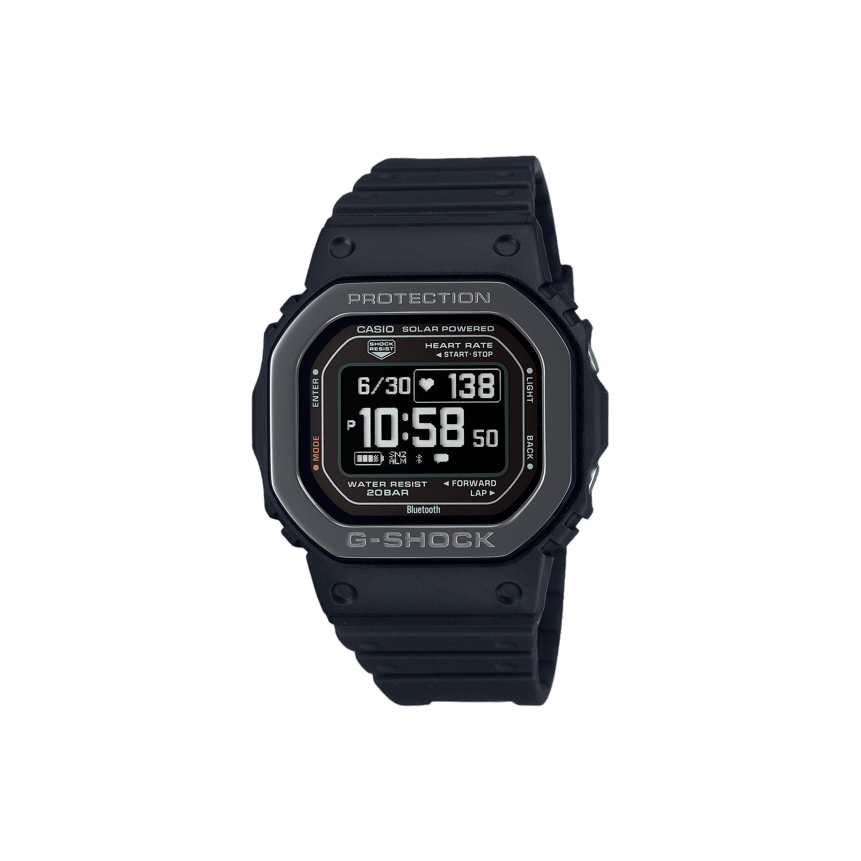 CASIO 5600 200м Водонепроницаемый Солнечный Кварцевый Механизм Смола Шнуровка