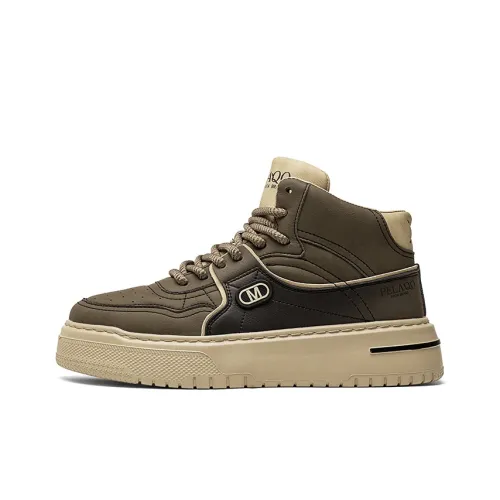 Grumpy Ram Slip-resistant Abrasion-resistant High Top Skateboard Shoes Men's