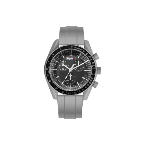 BOG3 Кварцевый механизм силиконовый ремешок унисекс синий циферблат