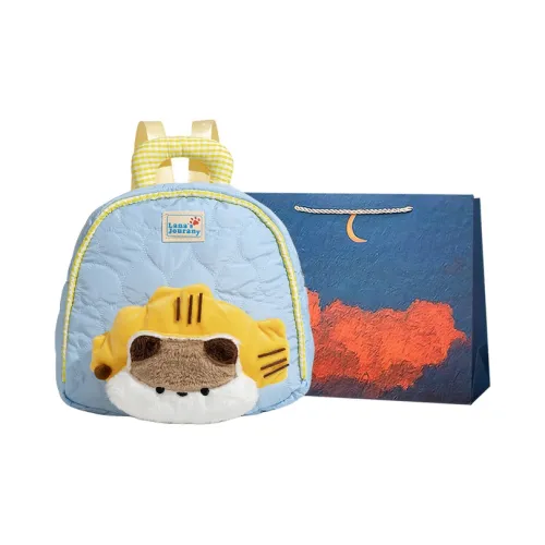 Elsvet Нейлон Рюкзак Женские Аква-синий Яблоко Кошка Slack Off