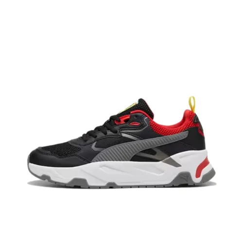 PUMA Scuderia Ferrari Low Топ Тренировочные Кроссовки Унисекс Черные