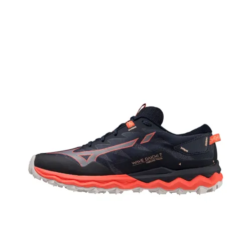 Mizuno Wave Daichi 7 Амортизирующие Slip-resistant Низкие Беговые кроссовки Женские Черные