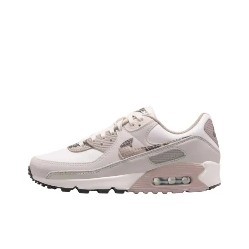 Nike Air Max 90 Low Топ Беговые кроссовки Женские Розово-белый