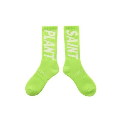 SAINT Mxxxxxx CPFM Collaboration Коллаборация 1 шт Зеленый Унисекс MID Носки до икры