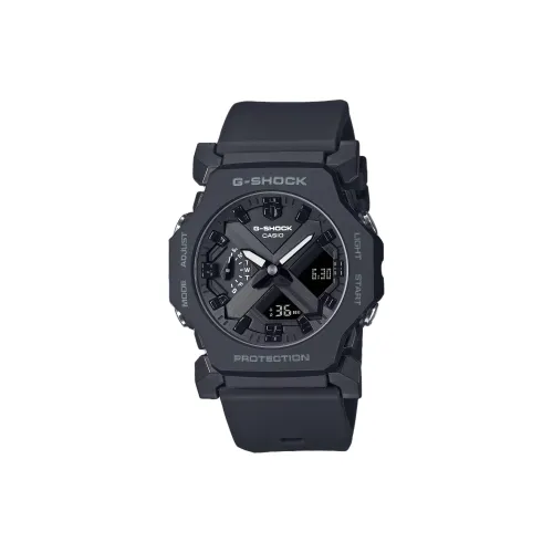 CASIO GA 2300 Collection Кварцевый механизм Смольный ремешок Часы унисекс Черный циферблат