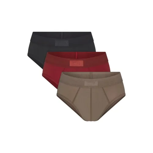 SKIMS Holiday Collection FW24 Cotton Мужские трусы 3 упаковки нижнего белья для мужчин 3 упаковки Мерло MULTI Мерло несколько цветов