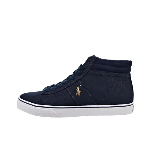 Polo Ralph Lauren Shaw High Топ Скейтборд Кроссовки Мужские Синие