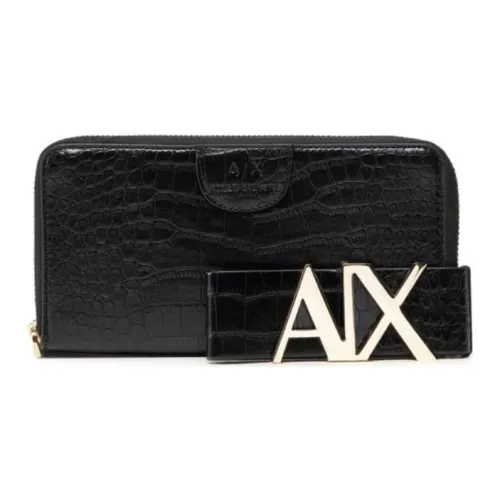 ARMANI EXCHANGE AE Искусственная кожа Кошелек Большой Женский Черный