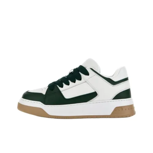 HOGAN Низкие кроссовки для скейтбординга Мужские Зеленые