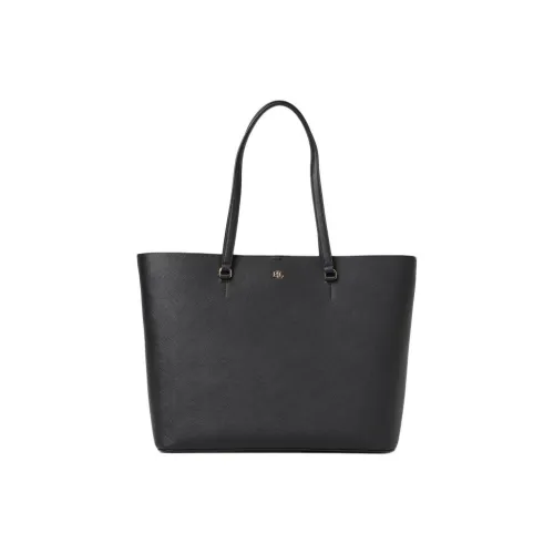 Polo Ralph Lauren Saffiano кожа сумка через плечо женская черная