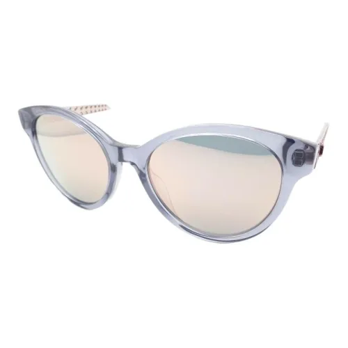 DIOR Круглые Солнцезащитные очки Женские Синие