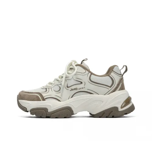 JEEP SPIRIT Противоскользящие визуально увеличивающие рост низкие топовые кроссовки с толстой подошвой женские