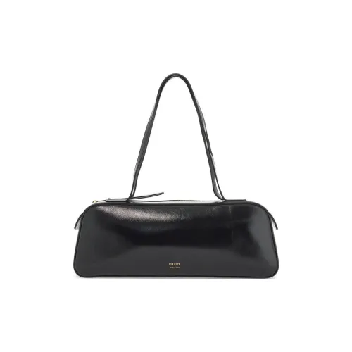 KHAITE Телячья кожа Сумка через плечо Женская Черная