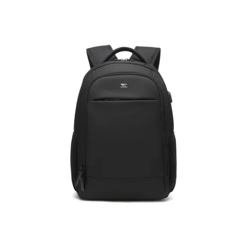 SEPTWOLVES Ткань Рюкзак Мужской Черный