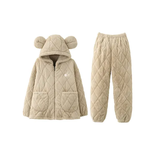 MIOJUER Пижамный комплект женский хаки