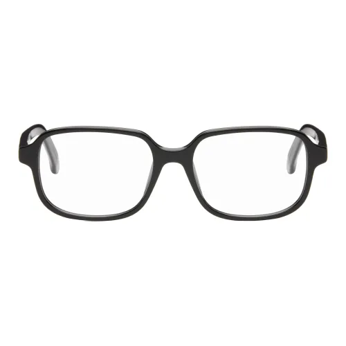 Retrosuperfuture Ацетатные квадратные оправы для очков Мужские Черные