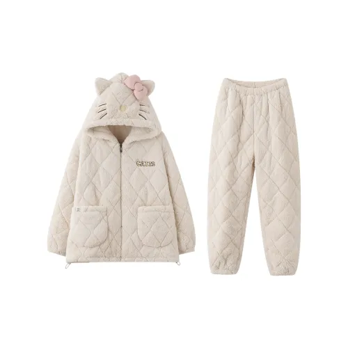 MIOJUER Пижамный комплект женский цвет экрю