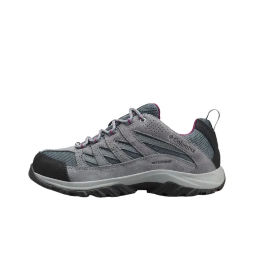 Columbia Crestwood Slip-Resistant Abrasion-Resistant Low Top Hiking Shoes Unisex Gray Колумбия Crestwood Slip-Resistant Abrasion-Resistant Низкий Топ Походная обувь Унисекс Серый