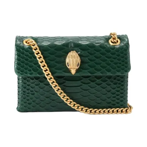 Kurt Geiger London Kensington Leather Портативная Сумка через плечо Сумка на плечо Мини Женский Темно-зеленый