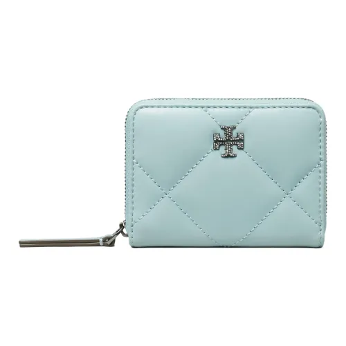 TORY BURCH Kira (Красный) Кожа Кошелек Маленький Женский Светло-Синий