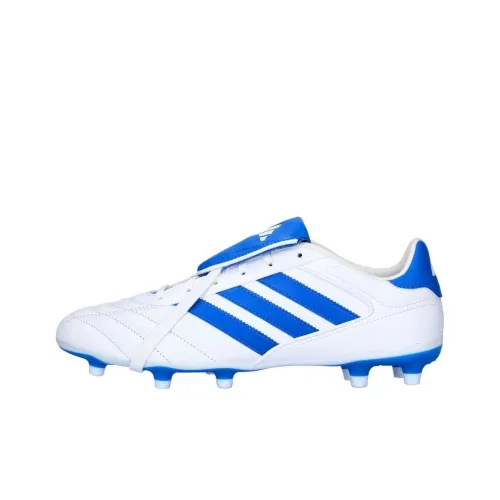 Adidas COPA GLORO 2 FG Твердый грунт Противоскользящие Устойчивые к истиранию Футбольные бутсы Мужские Белый Синий