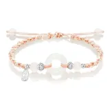 Браслет "Peace of Mind" (Розовый шнур)