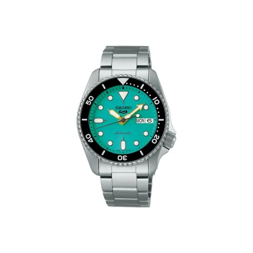 SEIKO Автоматический/Ручной Механизм Мужские Часы 38 мм Зеленый