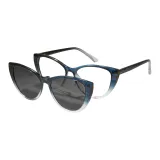 Градиентная синяя рамка с серыми линзами B32