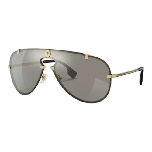 VERSACE Металл Aviator Солнцезащитные очки Мужские Золотые