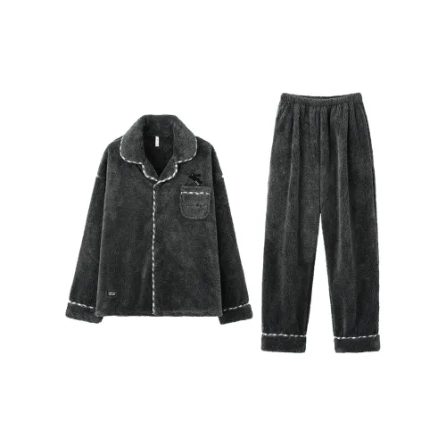 MIOJUER Пижамный комплект мужской темно-серый