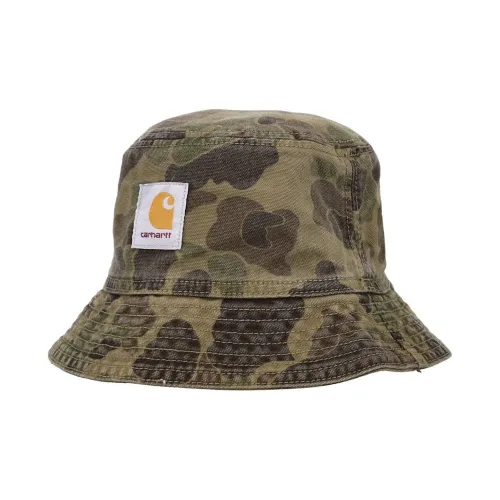 Carhartt WIP Органический хлопок Шляпы ведра Мужской Камуфляж