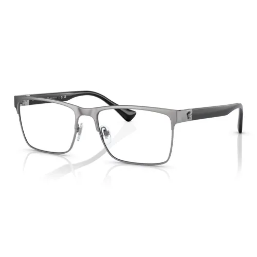 VERSACE Металл Прямоугольные Оправы для очков Мужские Серые
