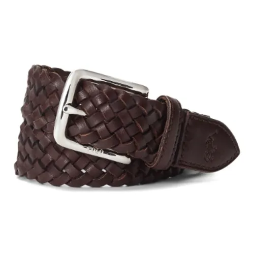 Polo Ralph Lauren Ремни из коровьей кожи детские коричневые ширина 3 см