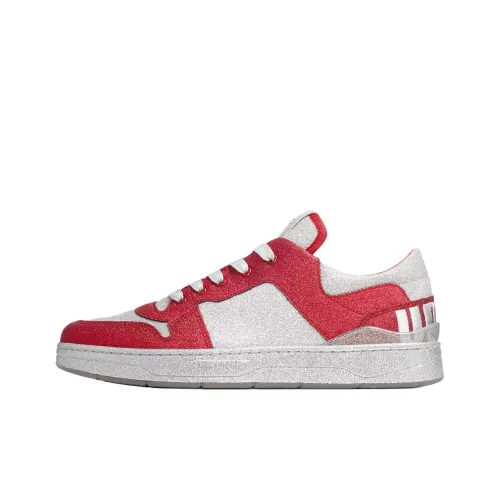 Jimmy Choo Florent Low Топ Скейтборд Кроссовки Мужские Красные