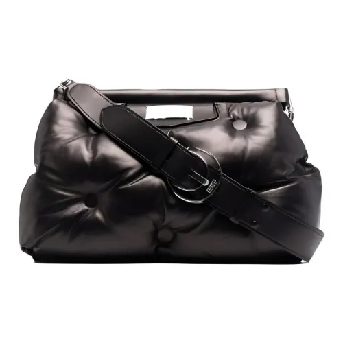 Maison Margiela Glam Slam Кожа Облако Pillow Bag Сумка через плечо Клатч Средний Женский Черный