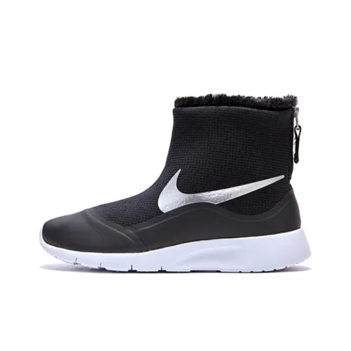 Nike Tanjun Collection Детские утепленные сапоги High Top Черные для школьного возраста