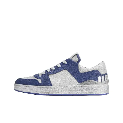 Jimmy Choo Florent Low Топ Скейтборд Кроссовки Мужские Темно-синие