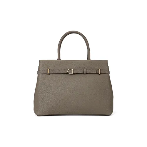 HONGU Сумка через плечо из коровьей кожи с синтетической кожей средний размер женская слоновая сера темно-черная